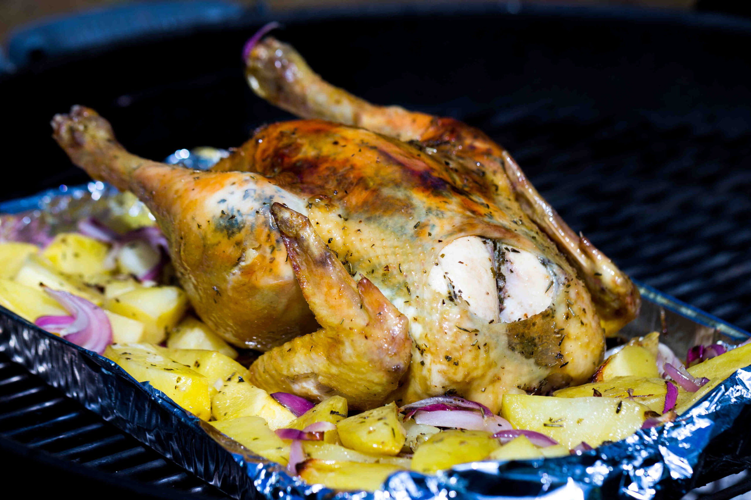 Comment faire cuire un poulet au barbecue weber